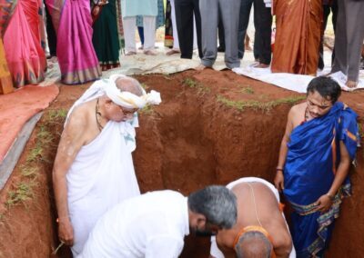 The Foundation Stone Laying ceremony of ‘Infosys Foundation Seva Bharathi Campus for Divyang’