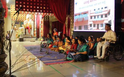 Cultural presentations at Shri Ganeshotsava by Seva Bharathi Units