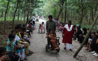 Conducting a tour of Divyang