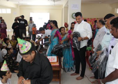 Mass Birthday at Seva Bharathi Units